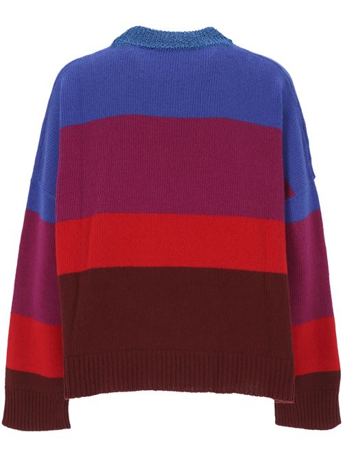 Royal blue/multicolour knitwear Giada Benincasa | 220130